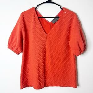 Anthropologie Sunday in Brooklyn puff sleeve top XS